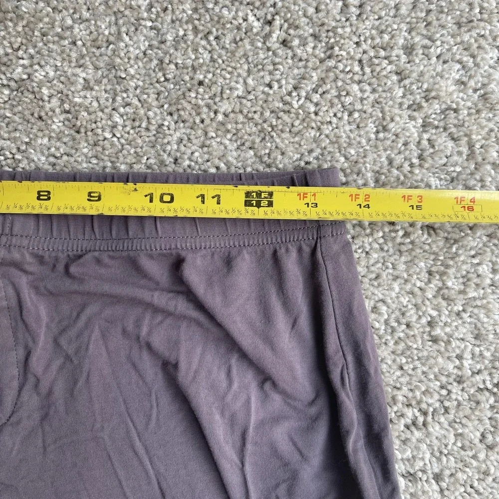 Edikted Sweatpants Womens S Purple Jersey Wide Leg Pull On Stretch Casual